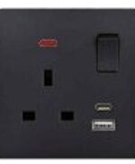 13A DP Socket With Neon USB Type A+C - Image 4