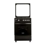 60X60 3 Gas Burners 1 Hotplate Black