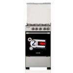50X55 3 Gas Burners 1 Hot Plate With Gas Oven, Grill, Ignition  Grey