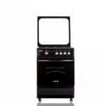 60X60 4 Gas Burners With Gas Oven, Grill, Burner Ignition  Black