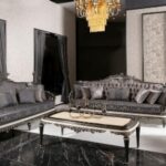 Ivory & Onyx Noble Elegance Living Room Set