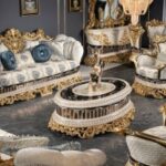 Pasha Dorado Living Room Suit