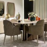 Evellura Cream & Taupe Harmony Dining Set