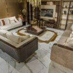 Vellaro Cream & Gold Lounge Suite